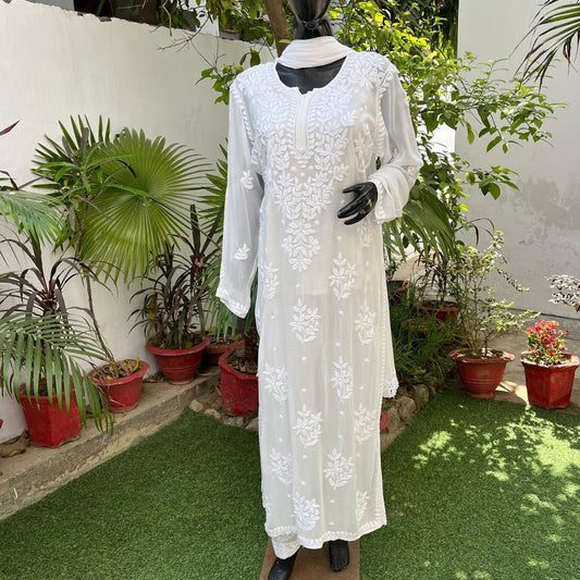 White Viscose Kurti