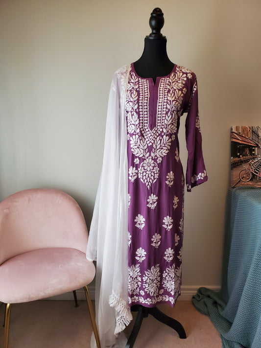 Purple Modal Kurti